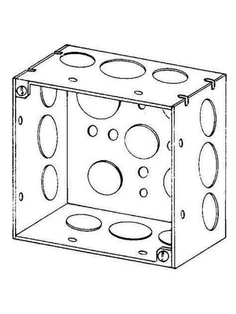 appleton 4sd-spl 4 square box welded metallic 2-1 8 deep|Appleton 4SD.